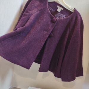 Kennar Vintage Wrap Cape Size 14 Wool Blend